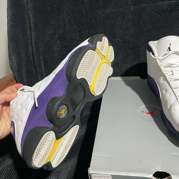 Nike Air Jordan 13 Retro lakers size 11.5 - Picture 3 of 8